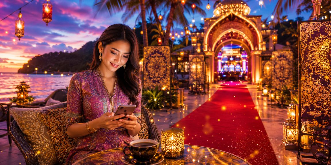 Pengguna Langkawi mengakses kasino dalam talian melalui telefon dengan tenang