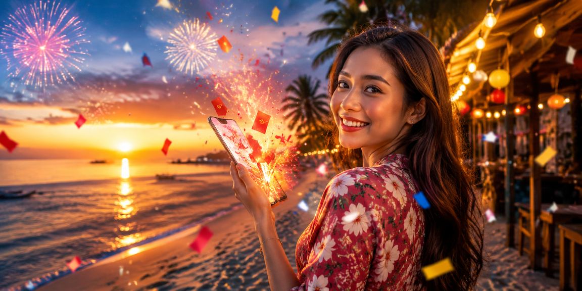 Bonus sampul merah perayaan Malaysia dalam suasana permainan popular dalam talian
